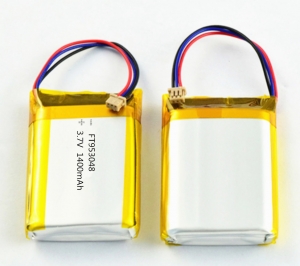 3.7V 1400mAhリチウムポリマー電池FT953048P