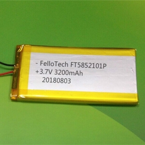 3.7V 3200mAh FT5852101Pリチウムポリマーバッテリー