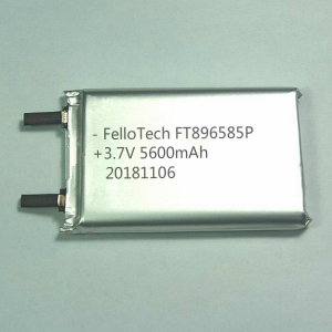3.7V 5600mAhリチウムポリマー電池FT896585P