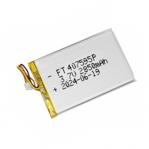3.7V 2850mAh FT407595Pリチウムポリマーバッテリー