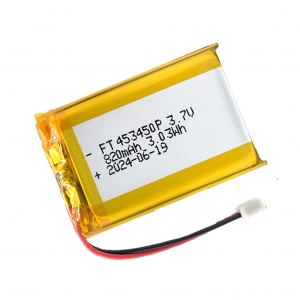 3.7V 820mAh FT453450Pリチウムポリマーバッテリー
