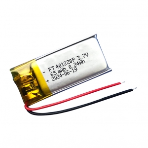 3.7V 65mAhのBluetoothイヤホンリポバッテリーFT401220P