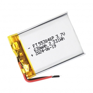 3.7V 630mAh FT553040Pリチウムポリマーバッテリー