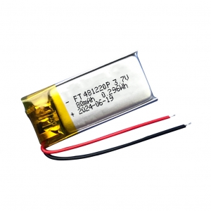 3.7V 80mAh FT481220Pリチウムポリマーバッテリー