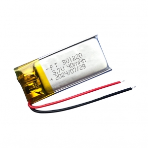 3.7V 40mAhのBluetoothイヤホンリポバッテリーFT301220P