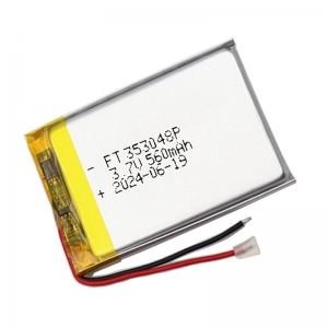 3.7V 1080mAhリチウムポリマー電池FT353048P