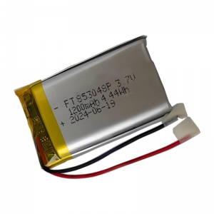 3.7V 1200mAhリチウムポリマーバッテリーFT853048P