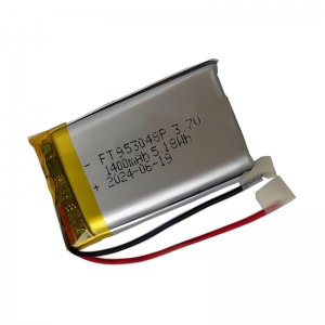 3.7V 1400mAhリチウムポリマー電池FT953048P