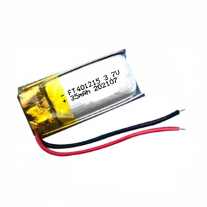 3.7V 35mAhリチウムポリマー電池FT401215P