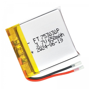 熱い販売3.7ボルト小さなリポバッテリーoem 753030 650 mah